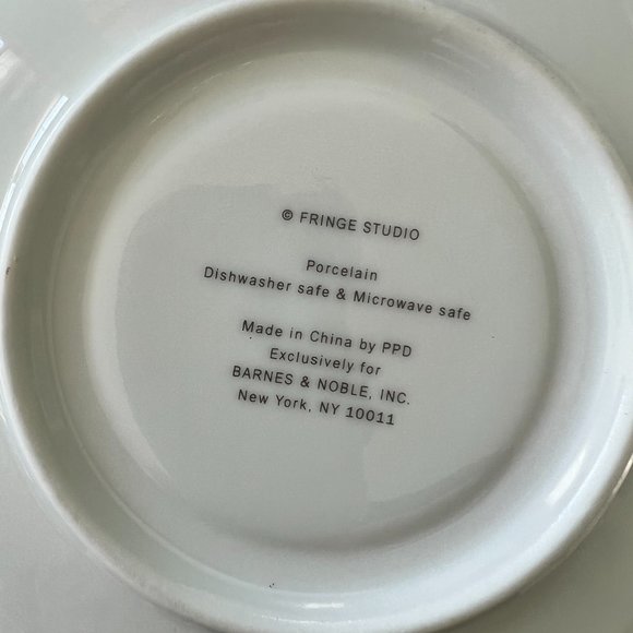 BARNES & NOBLE Fringe Tea for One 4 Piece Set in Original Box - Picture 6 of 11